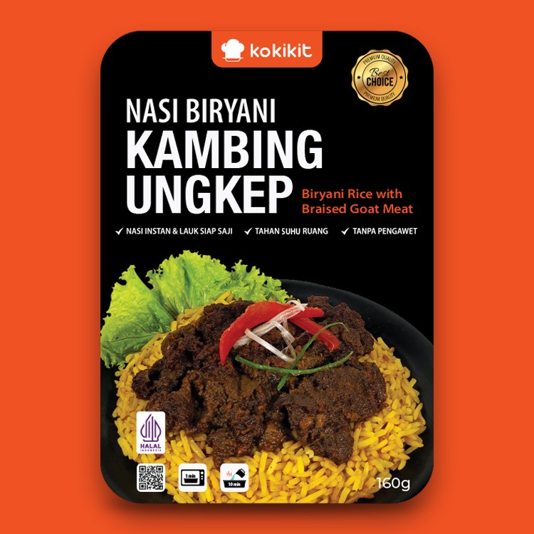 Nasi Biryani Kambing Ungkep