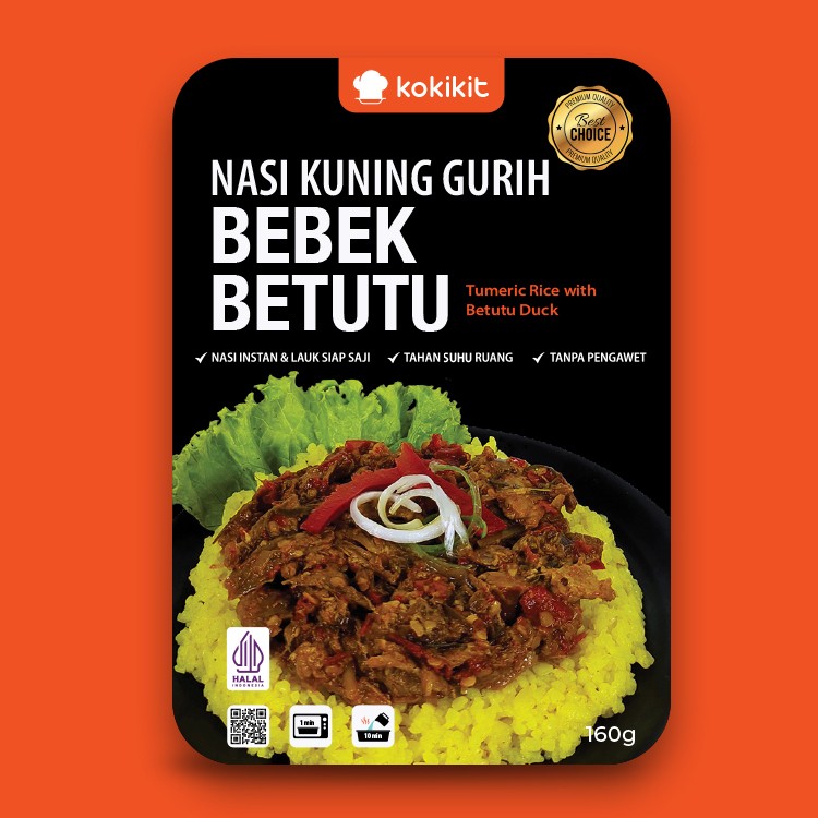 Nasi Kuning Gurih Bebek Betutu