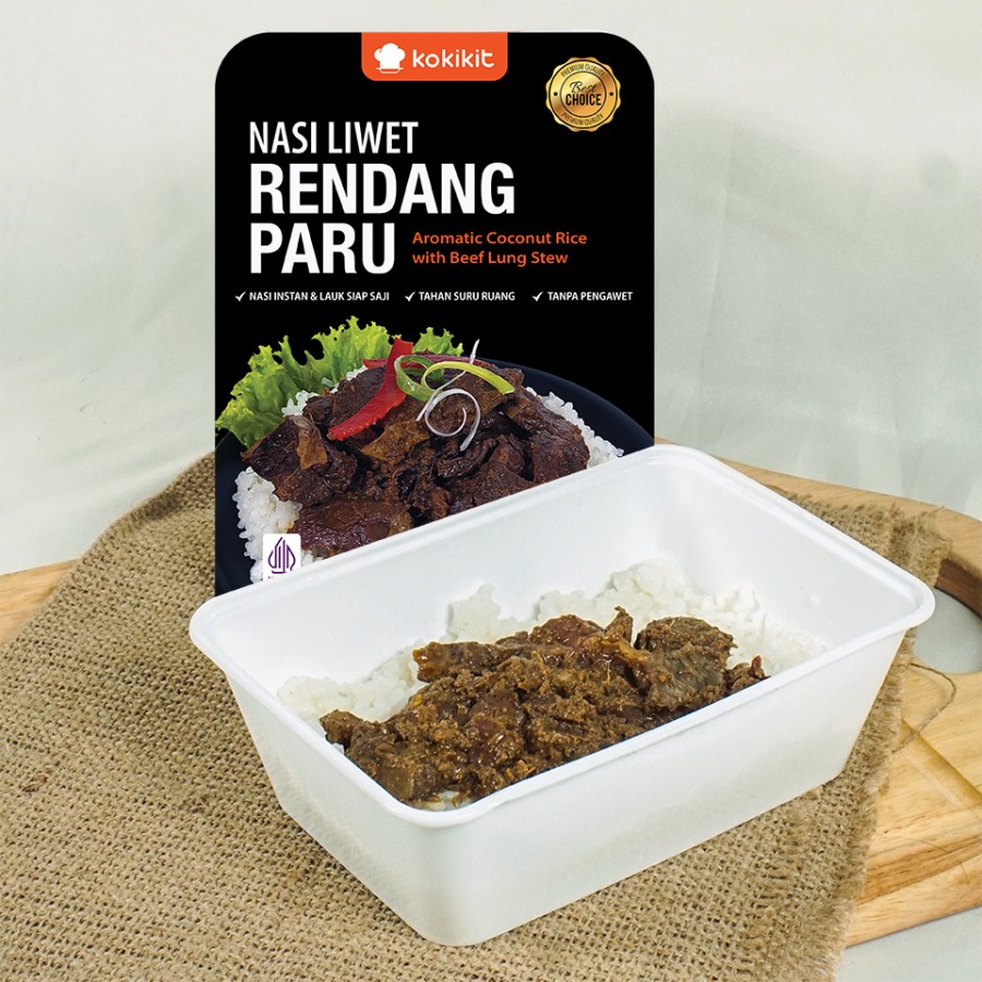 Nasi Liwet Rendang Paru